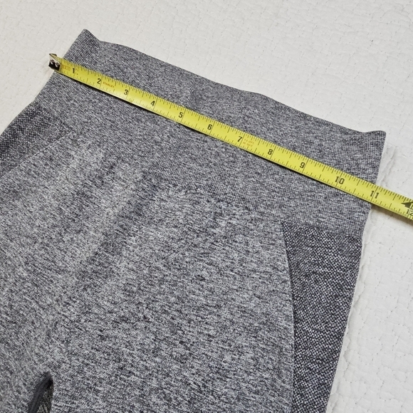Gymshark Flex Seamless Leggings Grey Contour Athletic High Waist - Picture 5 of 7